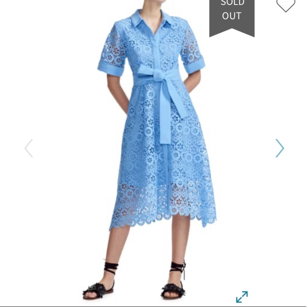 Maje Guipure Daisy Lace Dress dress XS (size 1)